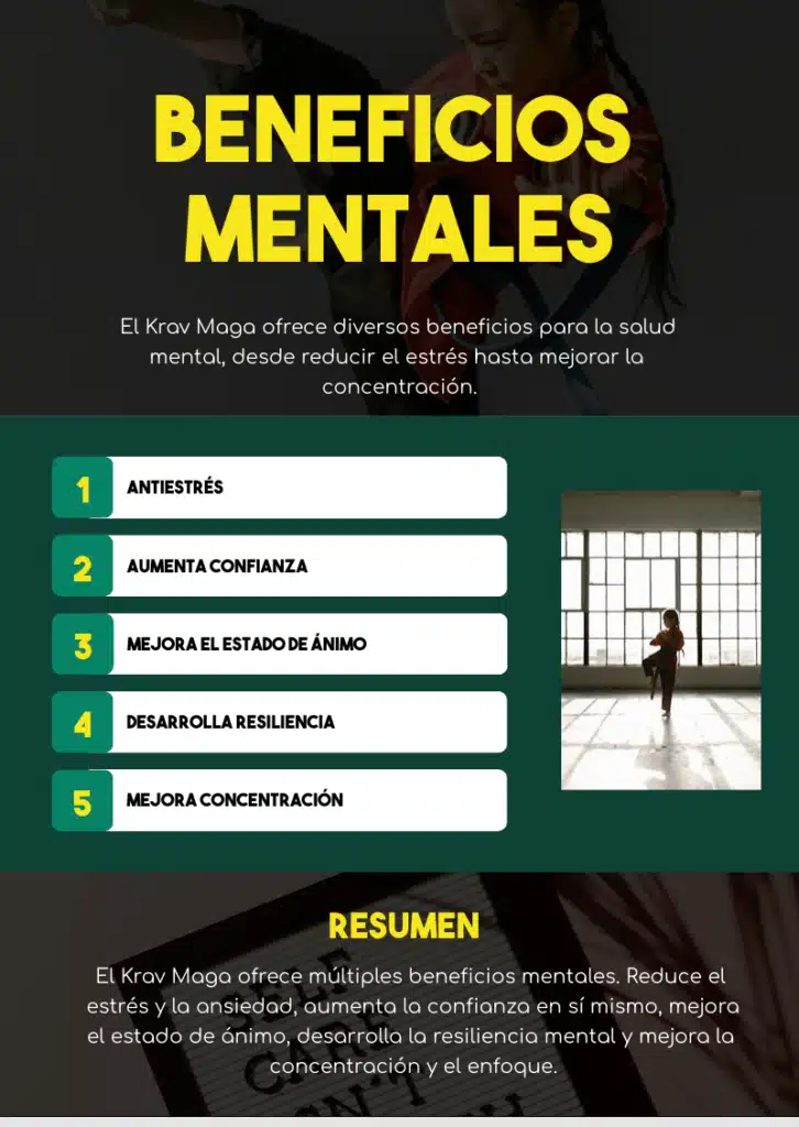 Krav Maga Beneficios Mentales