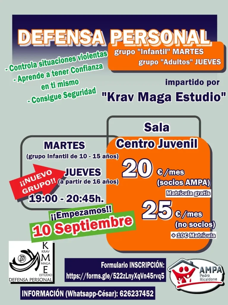 Clases de defensa personal en Sevilla 2024/2025